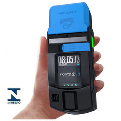 Relógio Ponto Móvel Henry Ponto E Biométrico Homologado