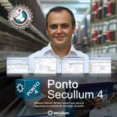 Ponto Secullum 4 Licença Anual Original 30 funcionários