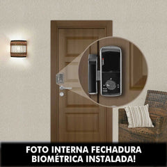 Fechadura Smart iDLock Biometria + Senha (com Bluetooth)