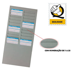 Suporte Para Cartão Ponto Da Vega Cartográfico 20 Lugares