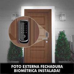 Fechadura Smart iDLock Biometria + Senha (com Bluetooth)
