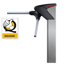 Catraca iDblock Inox Control iD Proximidade 125Khz + Biometria