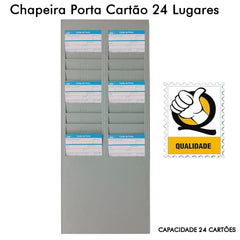 Relogio Cartografico de Ponto Eletrônico Henry Vega + Software de Controle de Ponto + 50 Cartões + Chapeira